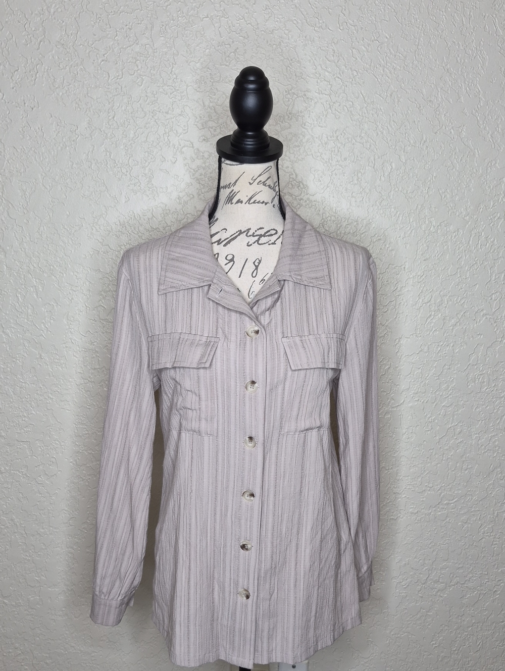 Ontwelfthβ Button Front Shirt Tan Sizw XS